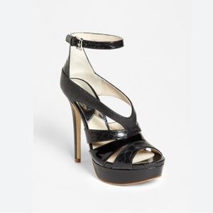 Michael Kors Strappy Leather Heel